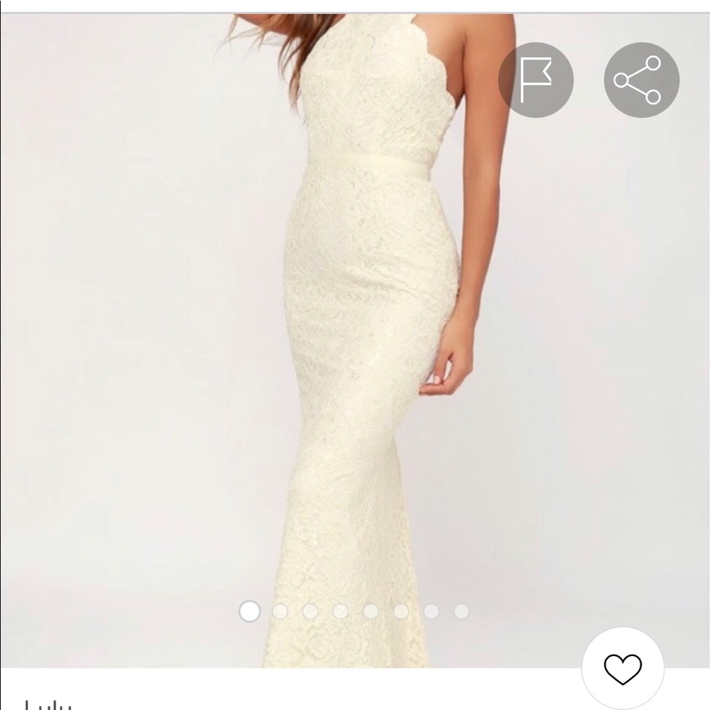 Brand New with tags Lulu’s Ivory dress